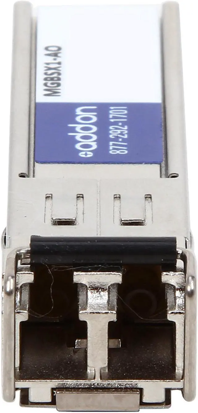 Alt view image 4 of 7 - AddOn Linksys MGBSX1 Compatible 1000Base-SX SFP Transceiver (MMF, 850nm, 550m, LC)