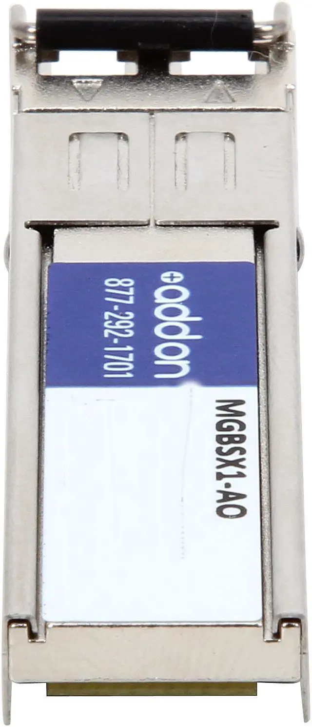 Alt view image 6 of 7 - AddOn Linksys MGBSX1 Compatible 1000Base-SX SFP Transceiver (MMF, 850nm, 550m, LC)