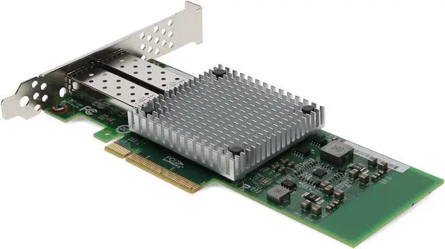 Alt view image 3 of 8 - AddOn 10Gbs Dual Open SFP+ Port PCIe 2.0 x8 Network Interface Card w/PXE boot