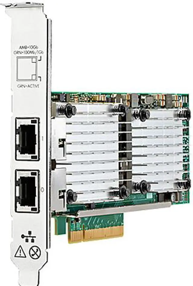 Main image of AddOn - Network Upgrades 656596-B21-AOK Gigabit Ethernet Card 10Gbps PCI-Express 2 x RJ45