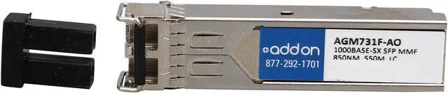 Alt view image 2 of 5 - AddOn Netgear AGM731F Compatible 1000Base-SX SFP Transceiver (MMF, 850nm, 550m, LC)