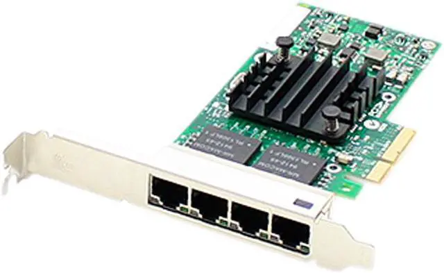 Main image of AddOn HP 435508-B21 Comparable 10/100/1000Mbs Quad Open RJ-45 Port 100m PCIe x4 Network Interface Card