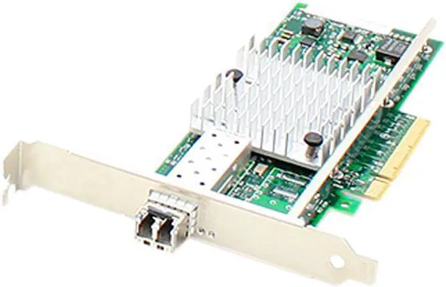 Main image of AddOn Intel E10G41BFLR Comparable 10Gbs Single Open SFP+ Port PCIe x8 Network Interface Card with Transceiver