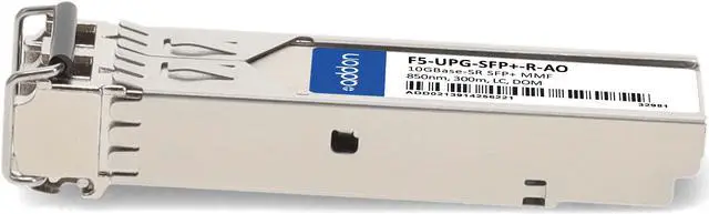 Alt view image 2 of 8 - F5 Networks® F5-UPG-SFP+-R Compatible TAA 10GBase-SR SFP+ Transceiver (MMF, 850nm, 300m, LC, DOM)