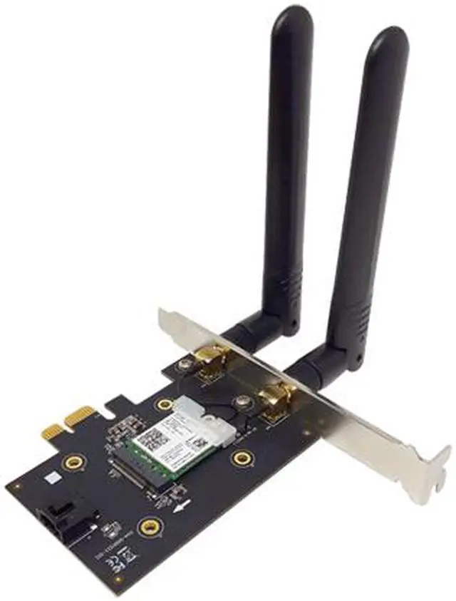 Alt view image 2 of 6 - Intel Rivet Networks Killer AX1650 PCI Express Card - Up to 2.4 Gbps of Wireless Throughput