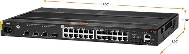 Alt view image 3 of 4 - HPE Aruba 4100i JL818A#ABA Managed Switch