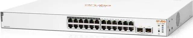 Main image of HPE Networking Instant On Switch 24p Gigabit CL4 PoE 2p SFP 195W 1830 (JL813A#ABA)