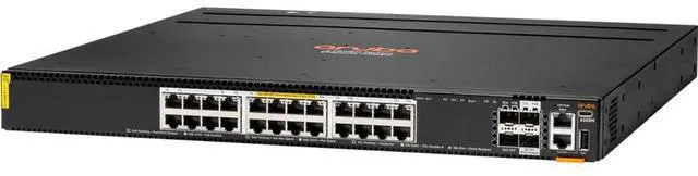 Alt view image 2 of 3 - HPE CX 6300 Layer 3 Switch - 24 Ports - Manageable - 10 Gigabit Ethernet, 25 Gigabit Ethernet, 50 Gigabit Ethernet - 10GBase-T, 25GBase-X, 50GBase-X - 3 Layer Supported - Modular - 4 SFP Slots  R8S89A
