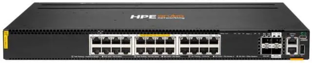 Main image of HPE Aruba Networking CX 6300M 24p Smart Rate 1G/2.5G/5G/10G Class6 PoE 2p 50G 2p 25G Switch, Layer 3 | R8S89A