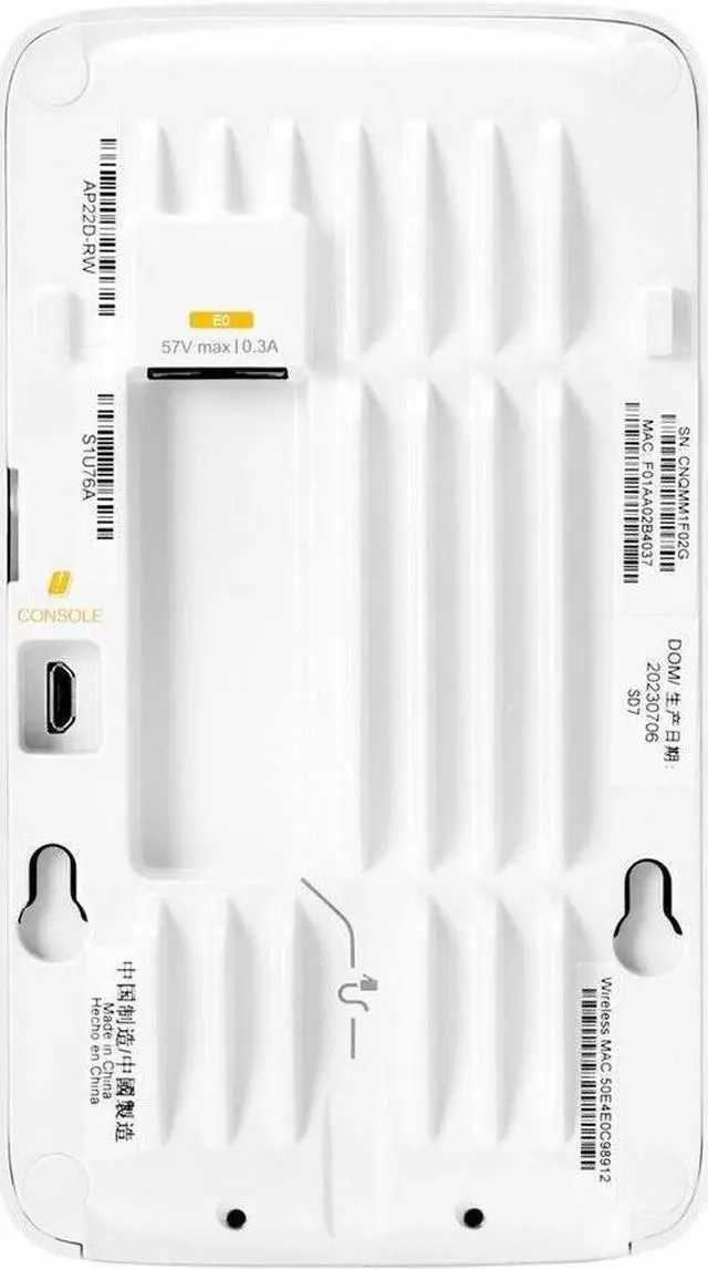 Alt view image 5 of 5 - HPE Instant On AP22D Dual Band 802.11ax 1.70 Gbit/s Wireless Access Point  S0J32A