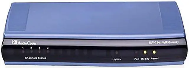 Main image of AudioCodes MP114/4S/SIP/D Mediapack 114 Analog VoIP Gateway