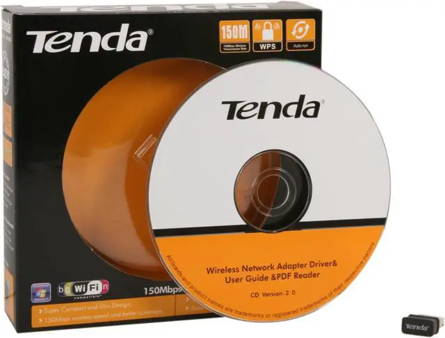 Alt view image 5 of 5 - Tenda W311MI Wireless N150 Pico Adapter IEEE 802.11b/g/n USB 2.0 Up to 150 Mbps Wireless Data Rates