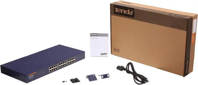 Alt view image 5 of 5 - Tenda TEG1024G Unmanaged 24-Port Gigabit Ethernet Switch