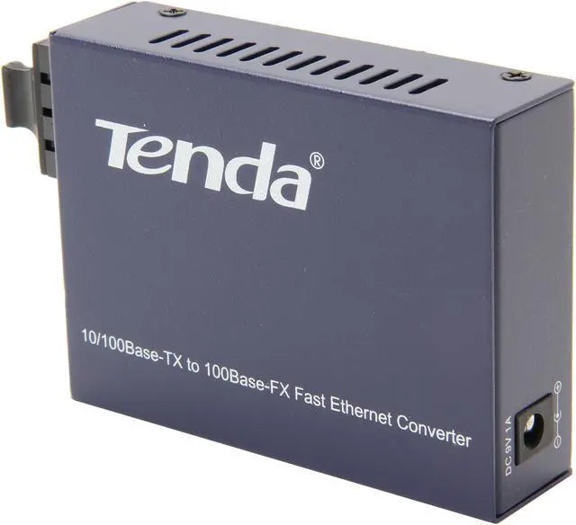 Main image of Tenda TER850S Multi-mode Fiber Converter 100 Mbps One RJ-45 Interface One Fiber Interface