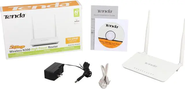 Alt view image 5 of 5 - Tenda W3002R Wireless N300 High Power Router