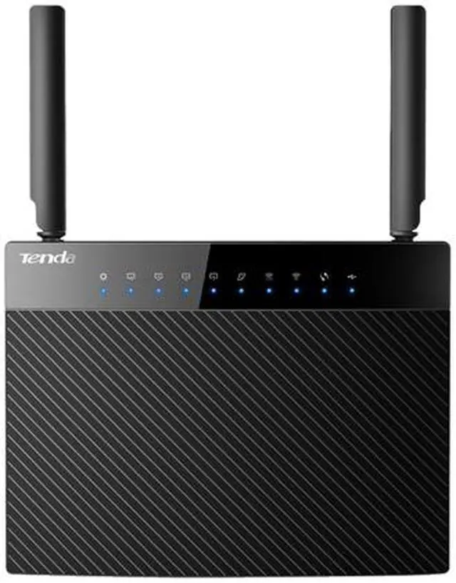 Alt view image 2 of 7 - Tenda AC 9 AC1200 Dual-Band Gigabit Wi-Fi Router