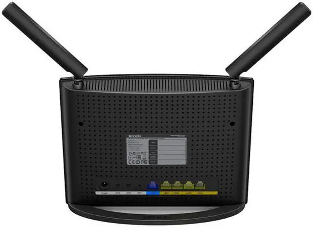 Alt view image 3 of 7 - Tenda AC 9 AC1200 Dual-Band Gigabit Wi-Fi Router
