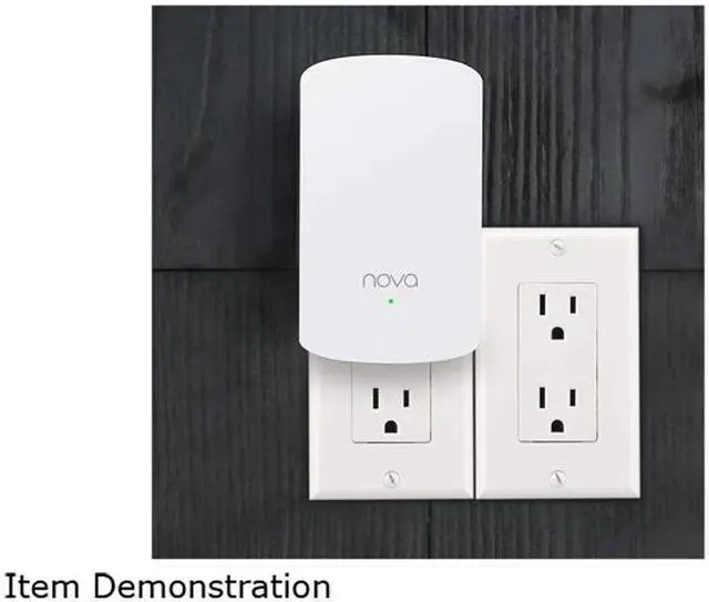 Alt view image 3 of 5 - Tenda Nova MW5(2-Pack) Wall-Plug Whole Home Mesh WiFi System, Coverage up to 2,500 sq. ft, Plug and Play, Router/WiFi Extender Replacement, Gigabit Connection to Your Cable Modem