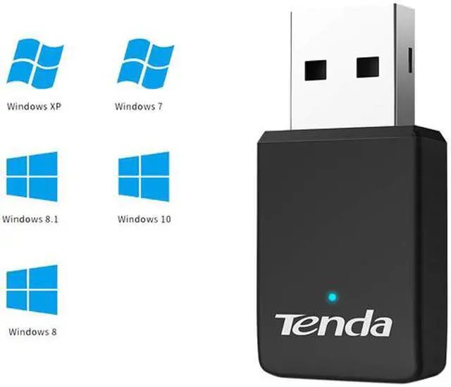 Alt view image 5 of 5 - Tenda U9 USB 2.0 AC650 Wireless Dual Band Auto-Install USB Adapter
