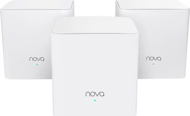 Main image of Tenda NOVA Whole Home Mesh WiFi System - Replaces Gigabit AC WiFi Router and Extenders, Dual Band, Works with Amazon Alexa, Built for Smart Home, Up to 3,500 Sq. Ft. Coverage (MW5s 3-Pack)