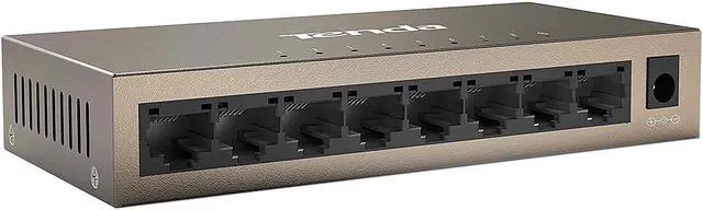 Alt view image 2 of 3 - Tenda TEG1008M 8-Port Gigabit Desktop Switch