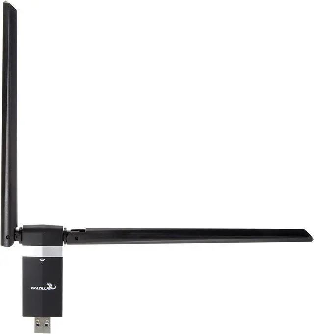 Alt view image 4 of 6 - Krazilla KZA-8812C 1200M 2.4 / 5.8 GHz Dual Band Dual Antenna USB Wi-Fi Adaptor