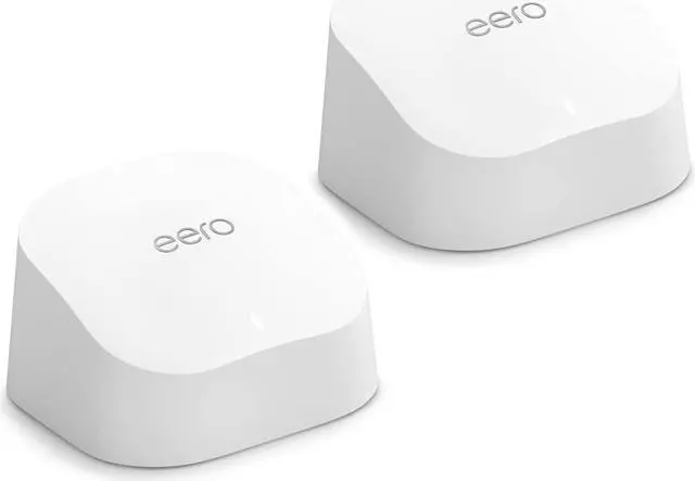 Alt view image 2 of 7 - eero 6 AX1800 Dual-Band Mesh Wi-Fi 6 System (2-pack)