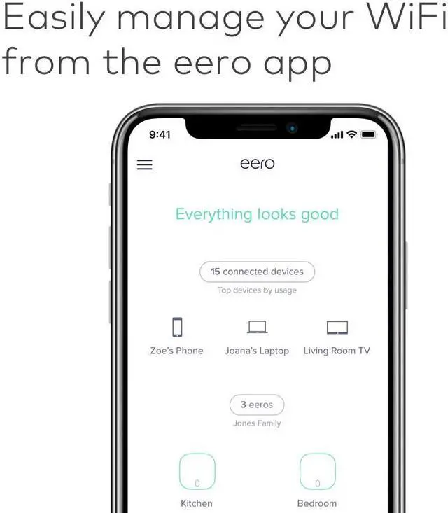 Alt view image 5 of 6 - Manufacturer Renewed EERO Mesh Wi-Fi Router
