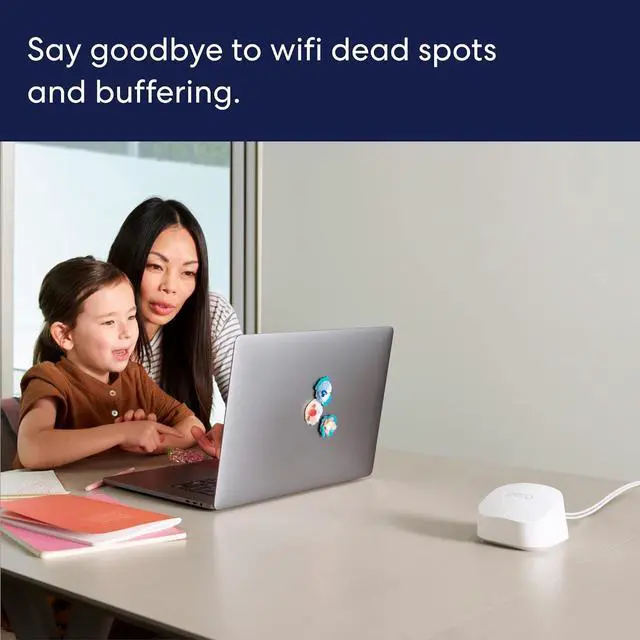Alt view image 3 of 7 - Certified Refurbished Eero 6+ mesh Wi-Fi router