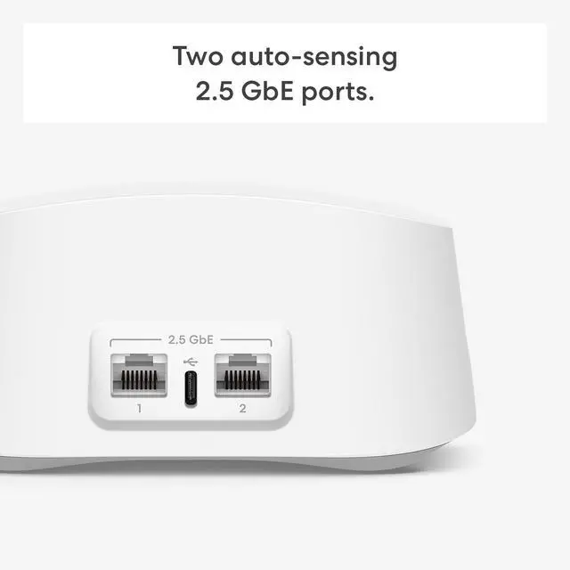 Alt view image 4 of 6 - EERO 7, Dual-Band mesh Wi-Fi 7 Router, Pack of 1