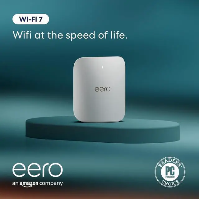 Alt view image 2 of 6 - EERO Pro 7, Tri-Band mesh Wi-Fi 7 Router, Pack of 1