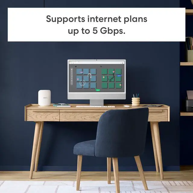 Alt view image 4 of 6 - EERO Pro 7, Tri-Band mesh Wi-Fi 7 Router, Pack of 1