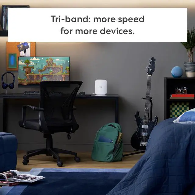 Alt view image 5 of 6 - EERO Pro 7, Tri-Band mesh Wi-Fi 7 Router, Pack of 3