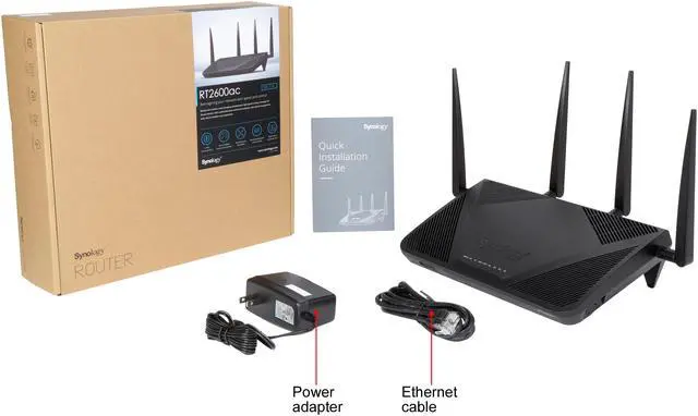 Alt view image 6 of 6 - SYNOLOGY RT2600ac Wi-Fi AC 2600 Gigabit Router