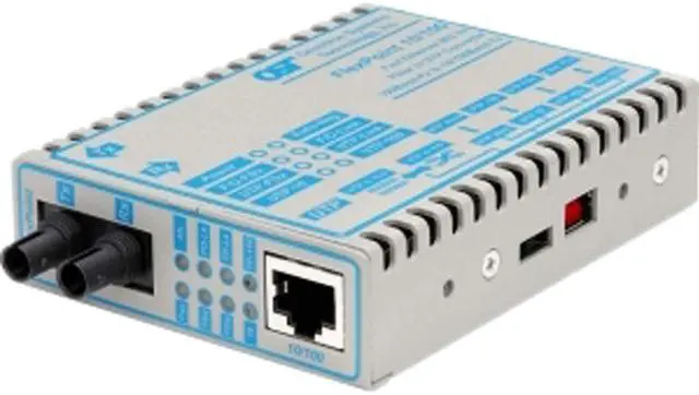 Main image of Omnitron FlexPoint Fast Ethernet Fiber to UTP Media Converter