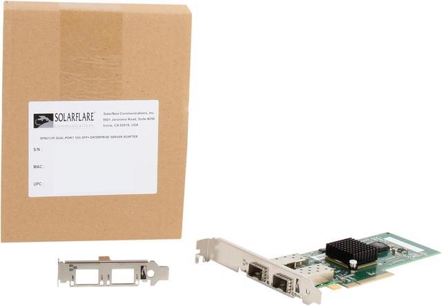 Alt view image 5 of 5 - Solarflare SFN5122F Dual-Port 10 GbE SFP+ Enterprise Server Adapter
