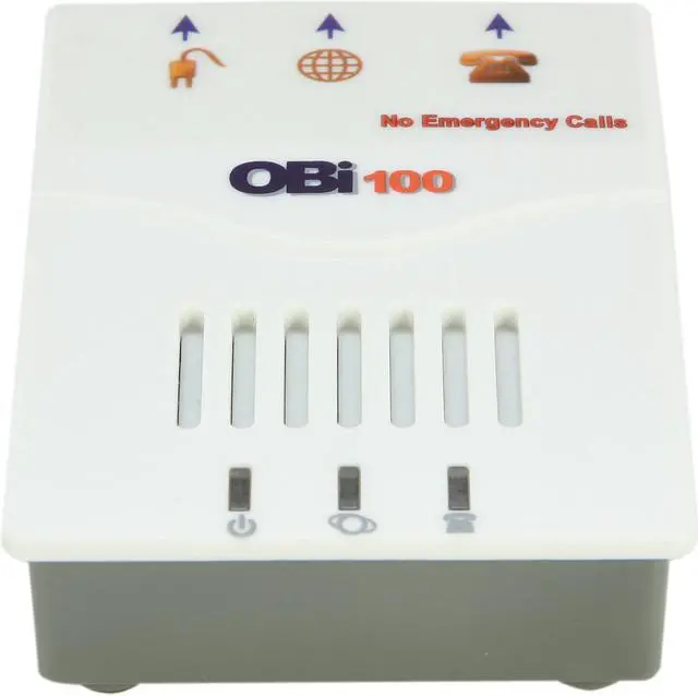 Alt view image 2 of 6 - Obihai OBI100 VoIP Telephone Adapter with Google Voice & SIP