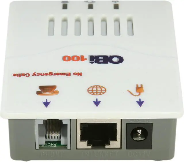 Alt view image 4 of 6 - Obihai OBI100 VoIP Telephone Adapter with Google Voice & SIP