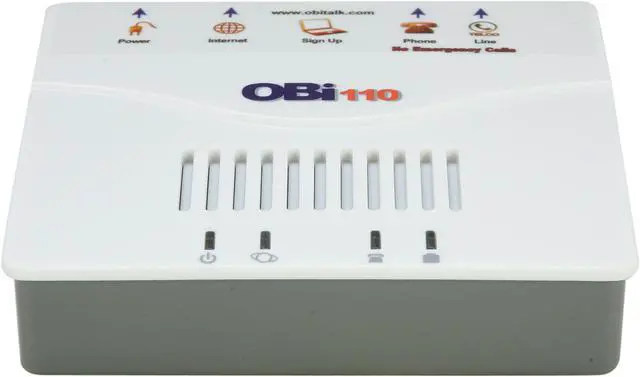 Alt view image 3 of 6 - Obihai OBI110 VoIP Telephone Adapter with SIP & Phone Line Gateway