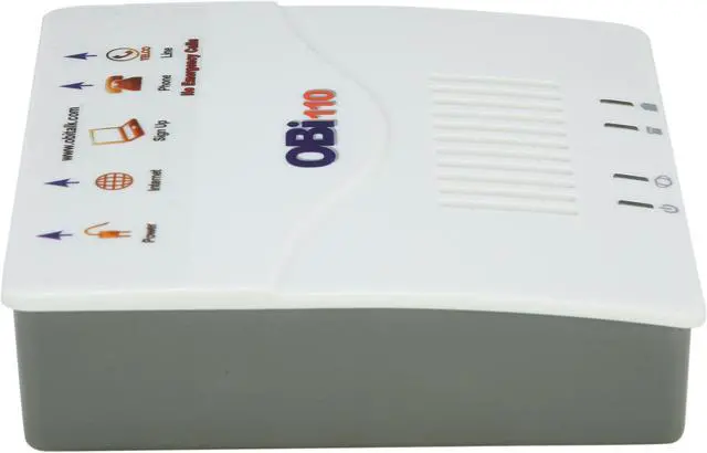 Alt view image 4 of 6 - Obihai OBI110 VoIP Telephone Adapter with SIP & Phone Line Gateway