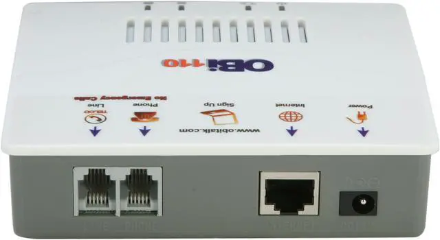 Alt view image 5 of 6 - Obihai OBI110 VoIP Telephone Adapter with SIP & Phone Line Gateway