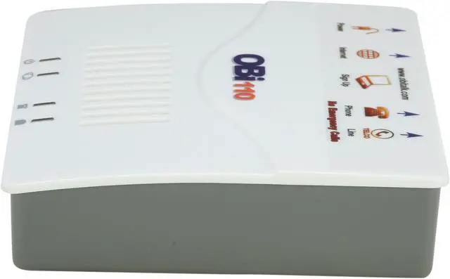 Alt view image 6 of 6 - Obihai OBI110 VoIP Telephone Adapter with SIP & Phone Line Gateway