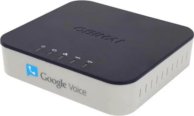 Main image of Obihai OBi202 VoIP Phone Adapter with Router – Google Voice, SIP & T.38 Fax Support