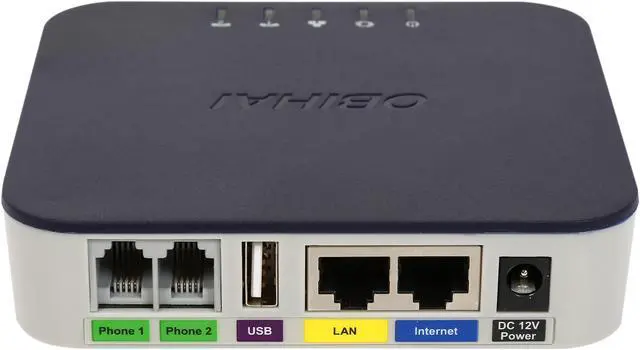 Alt view image 5 of 6 - Obihai OBi202 VoIP Phone Adapter with Router – Google Voice, SIP & T.38 Fax Support