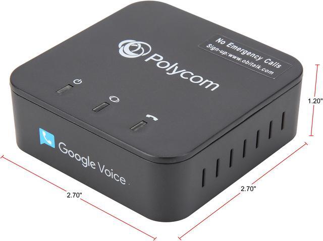 Alt view image 3 of 8 - Polycom OBi200 VoIP Telephone Adapter with Google Voice & SIP (Formerly OBIHAI OBi200)