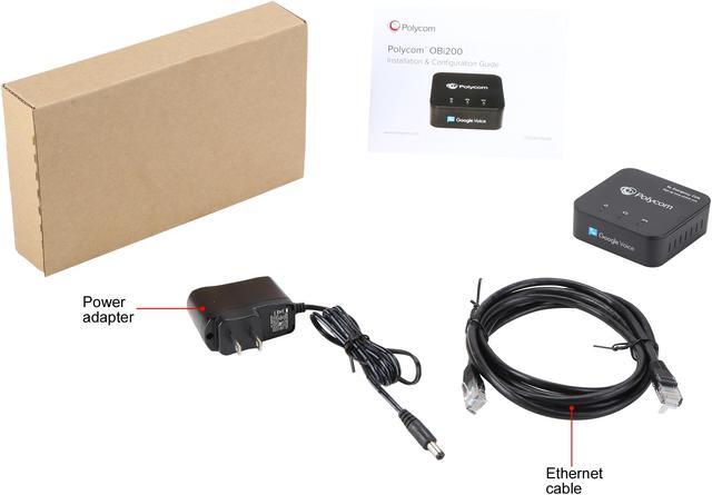 Alt view image 9 of 8 - Polycom OBi200 VoIP Telephone Adapter with Google Voice & SIP (Formerly OBIHAI OBi200)