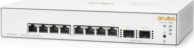 Main image of HPE Networking Instant On Switch 8p Gigabit 2p SFP 1930 (JL680A#ABA)