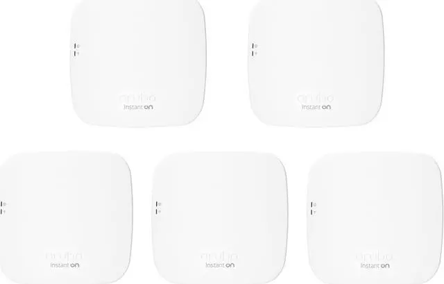 Main image of HPE Instant On R2X00A-KIT Instant On AP12 (US) 3x3 11ac Wave2 Indoor Access Point (5 Pack)