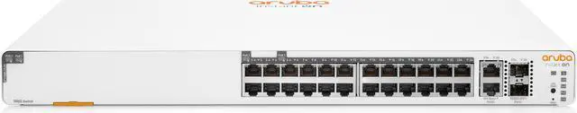 Alt view image 2 of 3 - HPE Networking Instant On Switch 20p Gigabit CL4 4p Gigabit CL6 PoE 2p 10GBT 2p SFP+ 370W 1960 (JL807A#ABA)