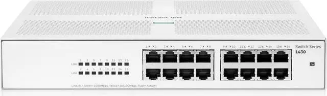 Alt view image 2 of 3 - HPE Networking Instant On Switch 16p Gigabit 1430 (R8R47A#ABA)